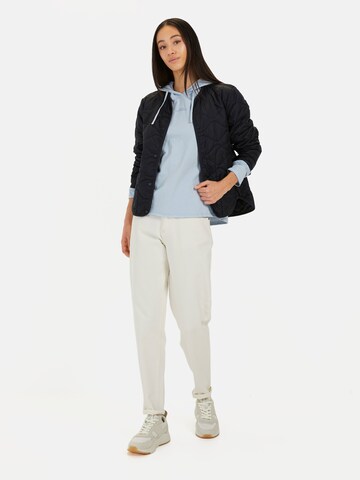 CAMEL ACTIVE Hoodie aus reiner Baumwolle in Blau