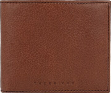 The Bridge Wallet 'Ettore' in Brown: front