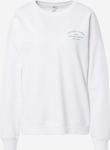 River Island Sweatshirt in Wit: voorkant