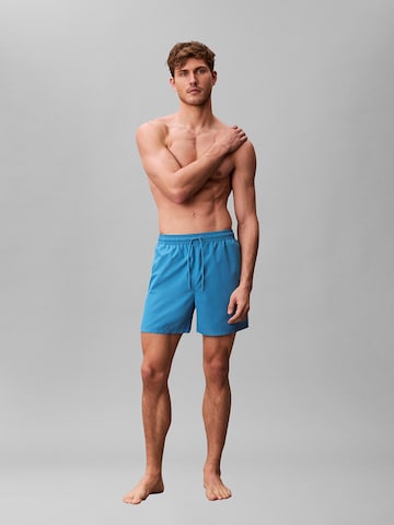 Calvin Klein Swimwear Regular Zwemshorts in Blauw