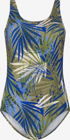 Ten Cate Classic Swimsuit in Green: front