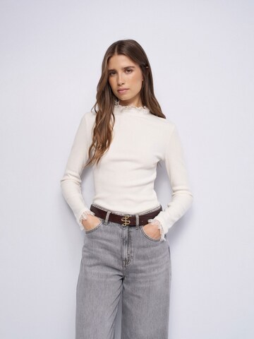 Salsa Jeans Trui in Beige: voorkant