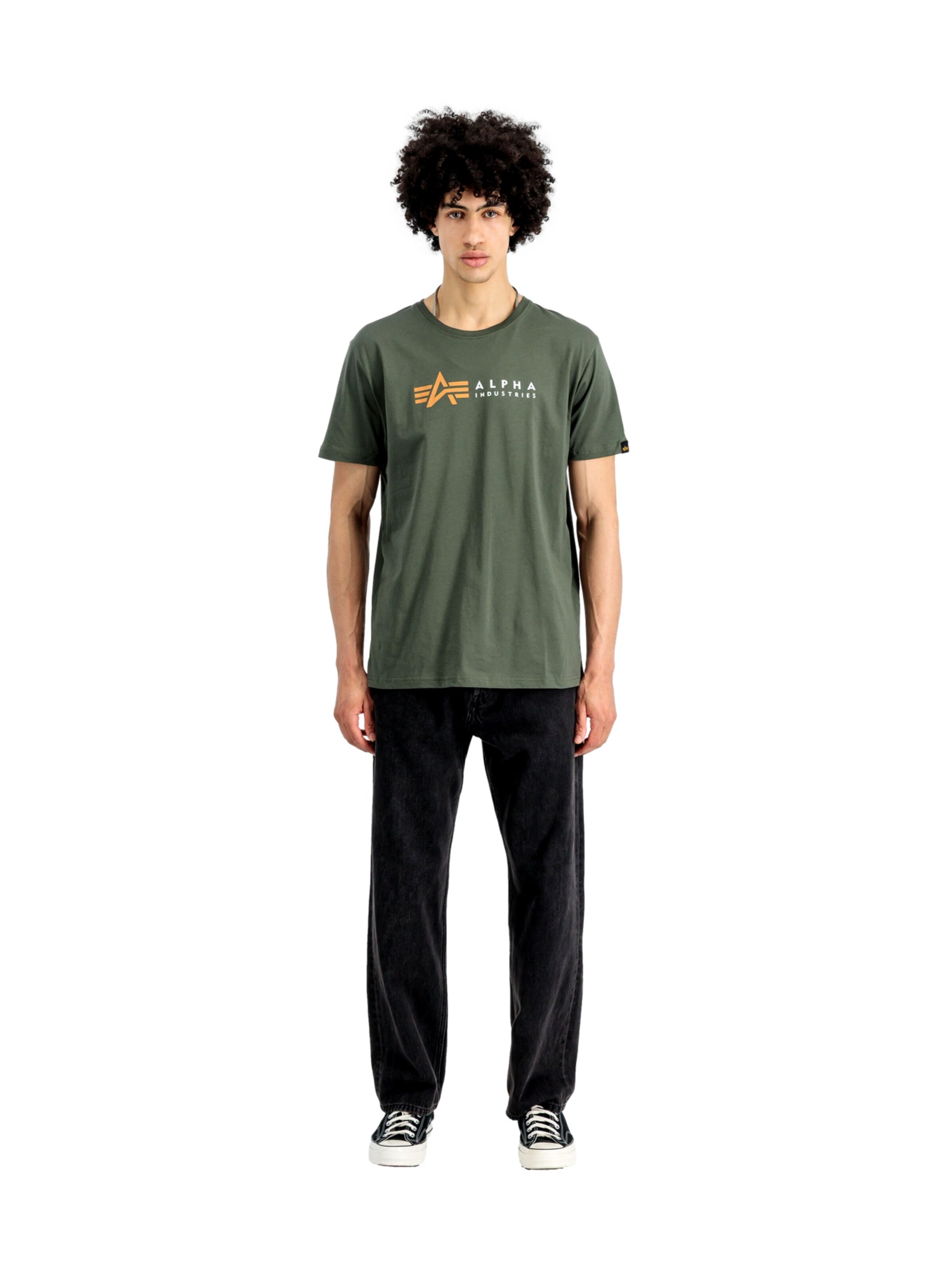 T-Shirt ALPHA INDUSTRIES en vert