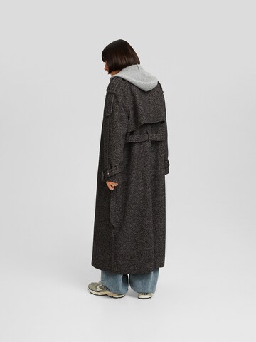 Bershka Between-seasons coat in Grey