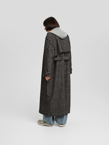 Bershka Between-Seasons Coat in Grey