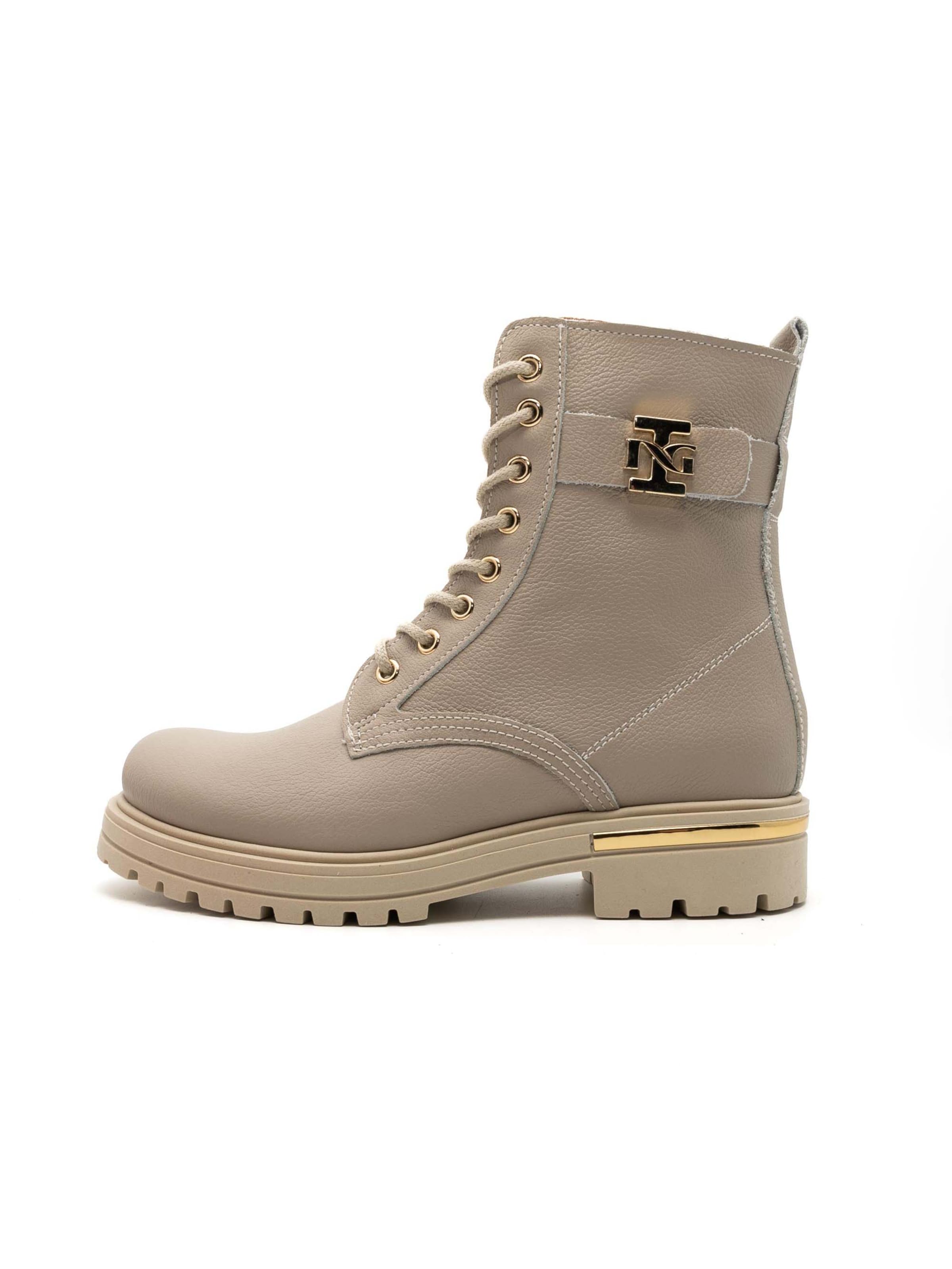 Bottes 'Kairo Beige Tr Leone Legera Beig' Nero Giardini en beige : devant