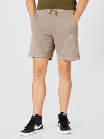 Nike Sportswear tavaline Püksid, värv hall: eest vaates