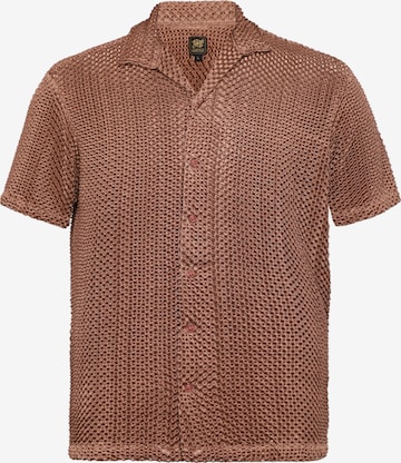 Campus Sutra Regularny krój Koszula ' Yvonne ' w kolorze brązowy: przód