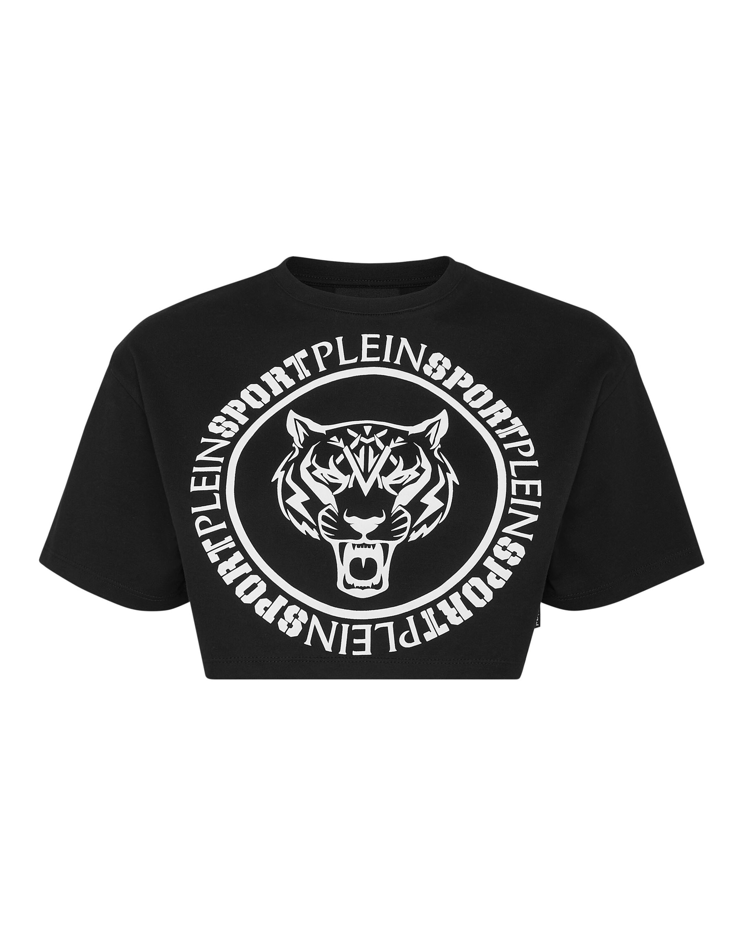 Top di Plein Sport in nero: frontale