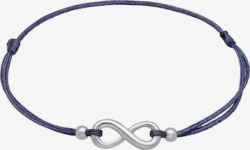 ELLI Armband 'Infinity' in Blauw: voorkant