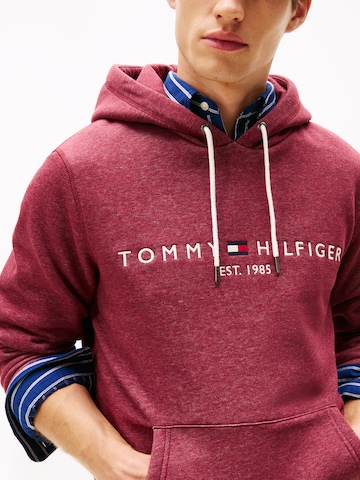 raudona TOMMY HILFIGER Standartinis modelis Megztinis be užsegimo