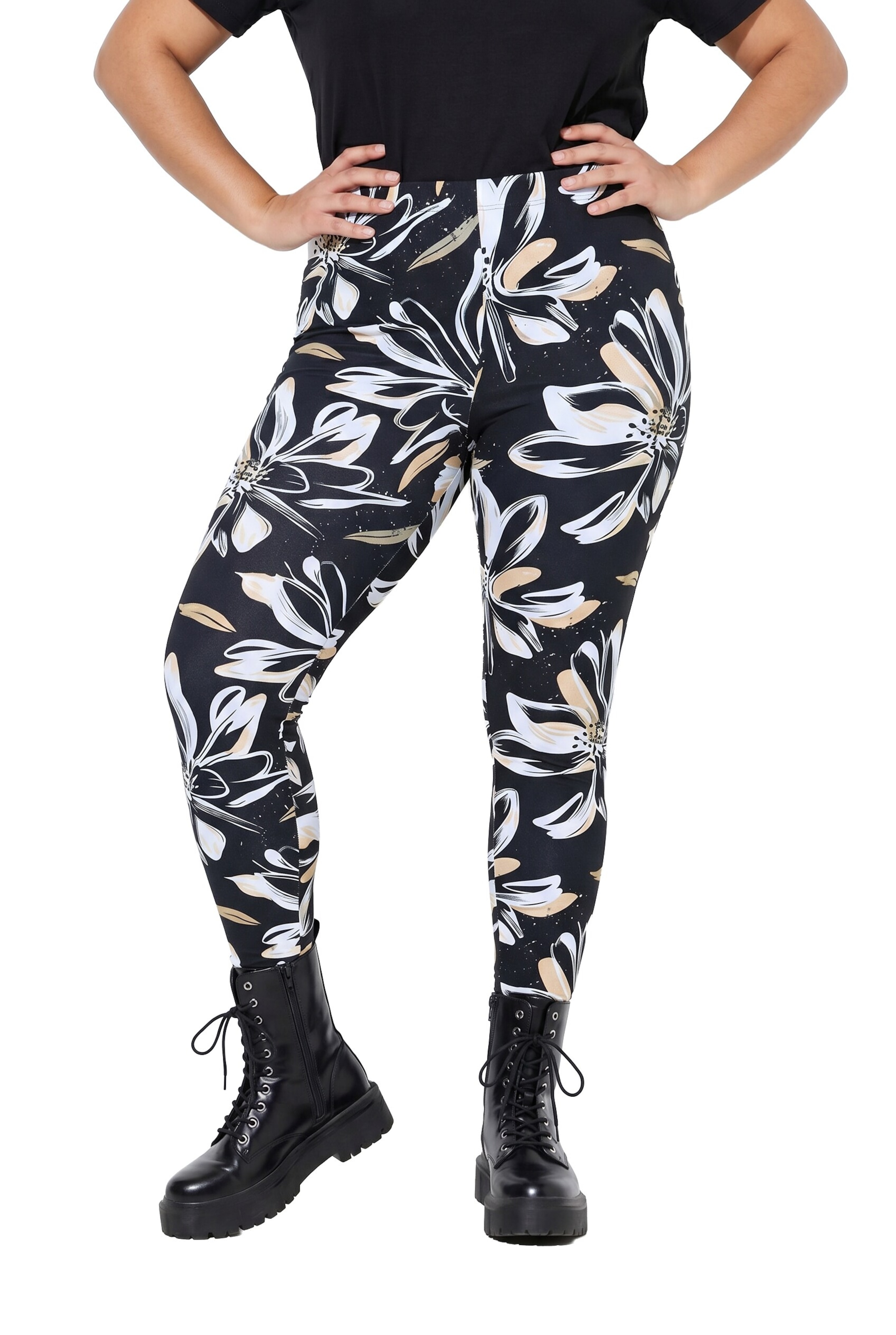 MIAMODA Skinny Broek in Zwart: voorkant