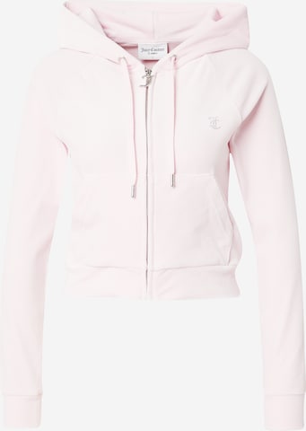 Juicy Couture Sweat jacket 'MADISON' in Pink: front