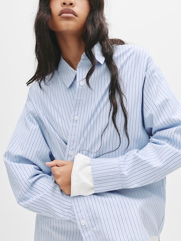 Chemisier Pull&Bear en bleu