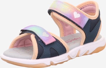 SUPERFIT Sandal 'Pebbles' in Blue: front