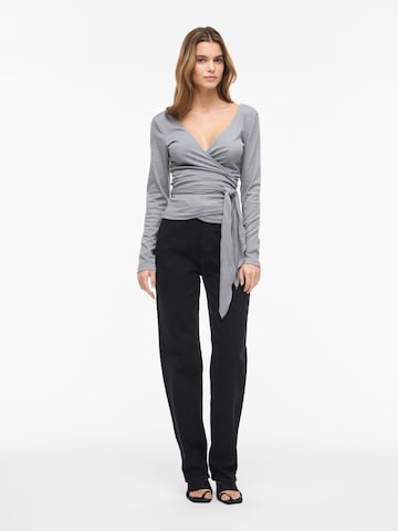 VILA Shirt 'VIGina' in Grey