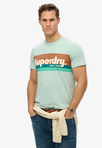 Superdry Shirt in Groen: voorkant