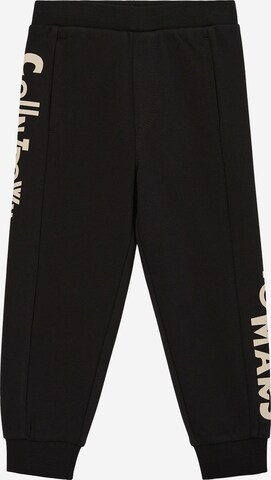 s.Oliver Tapered Trousers in Black: front