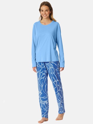 SCHIESSER Pyjama ' Modern Nightwear ' in Blauw