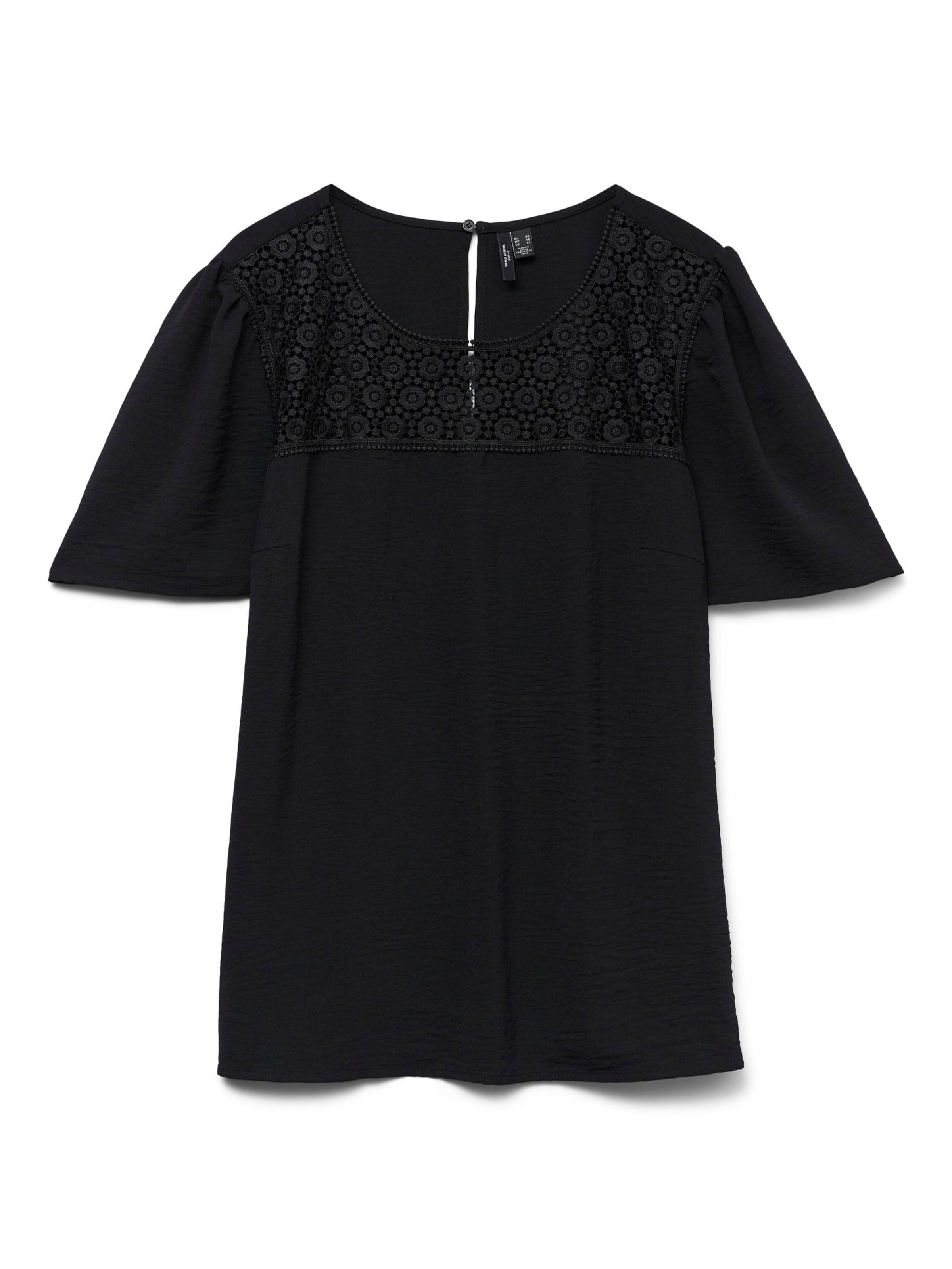Vero Moda Curve Blouse 'VMCalva' in Black: front