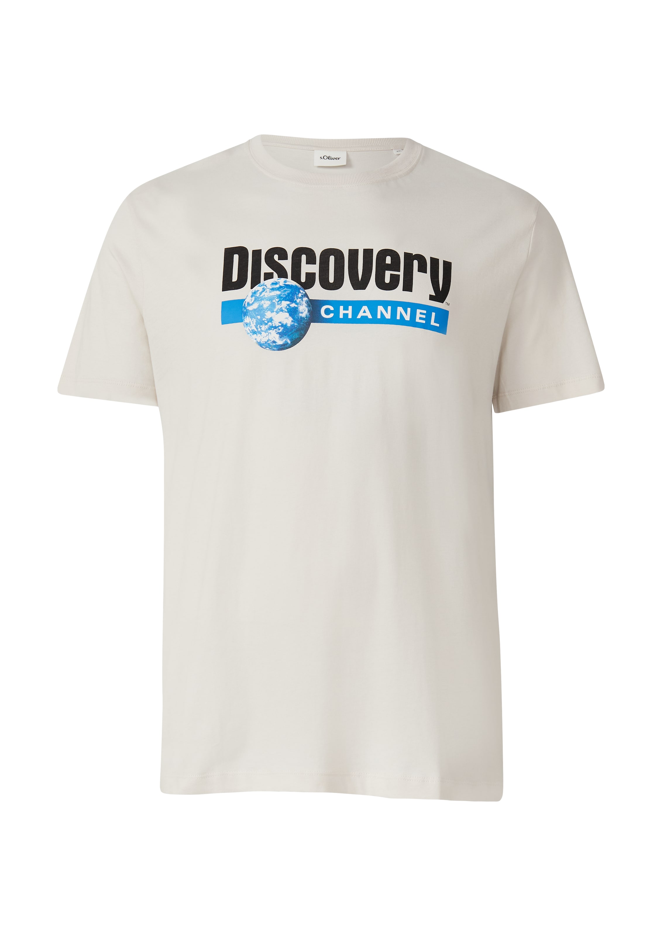 s.Oliver Men Big Sizes Shirt in Beige: Vorderseite