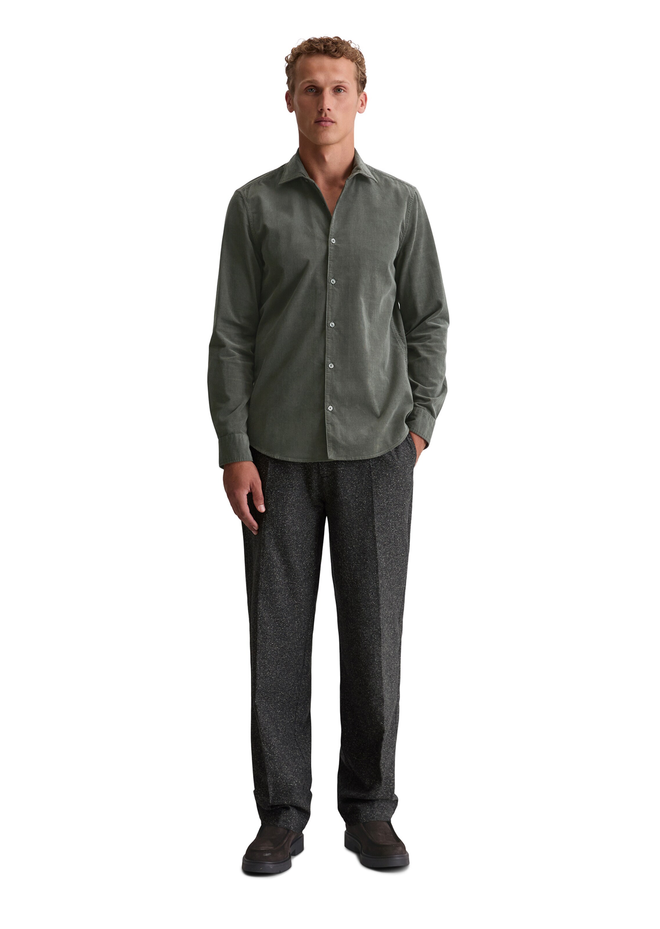 Marc O'Polo Regular Fit Hemd in Grün