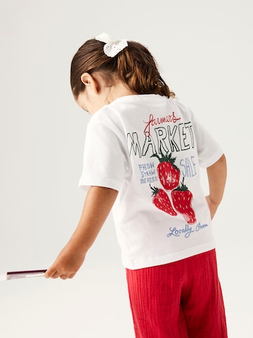 NAME IT Μπλουζάκι 'NMFJAYSLINE' σε λευκό: μπροστά