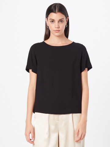 ICHI - Blusa 'Main' en negro: frente