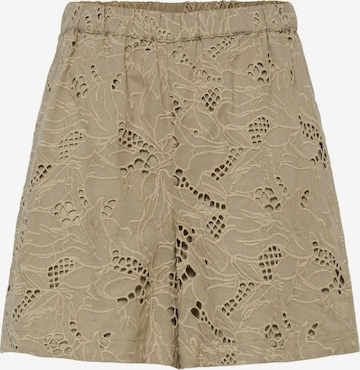 Pantaloni 'YASSAGGA' di YAS in argento: frontale