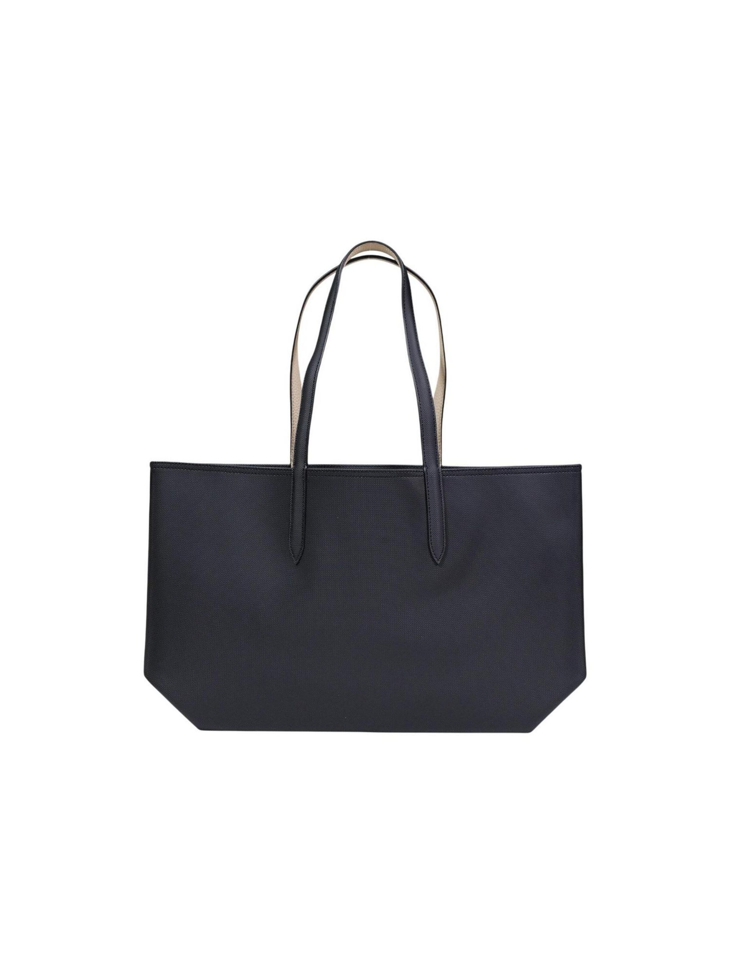 LACOSTE Schoudertas 'SHOPPING NF2142' in Zwart
