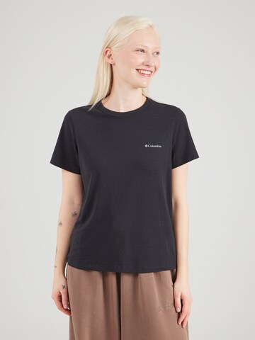 COLUMBIA Функциональная футболка 'Sun Trek™ SS II' в Черный: спереди