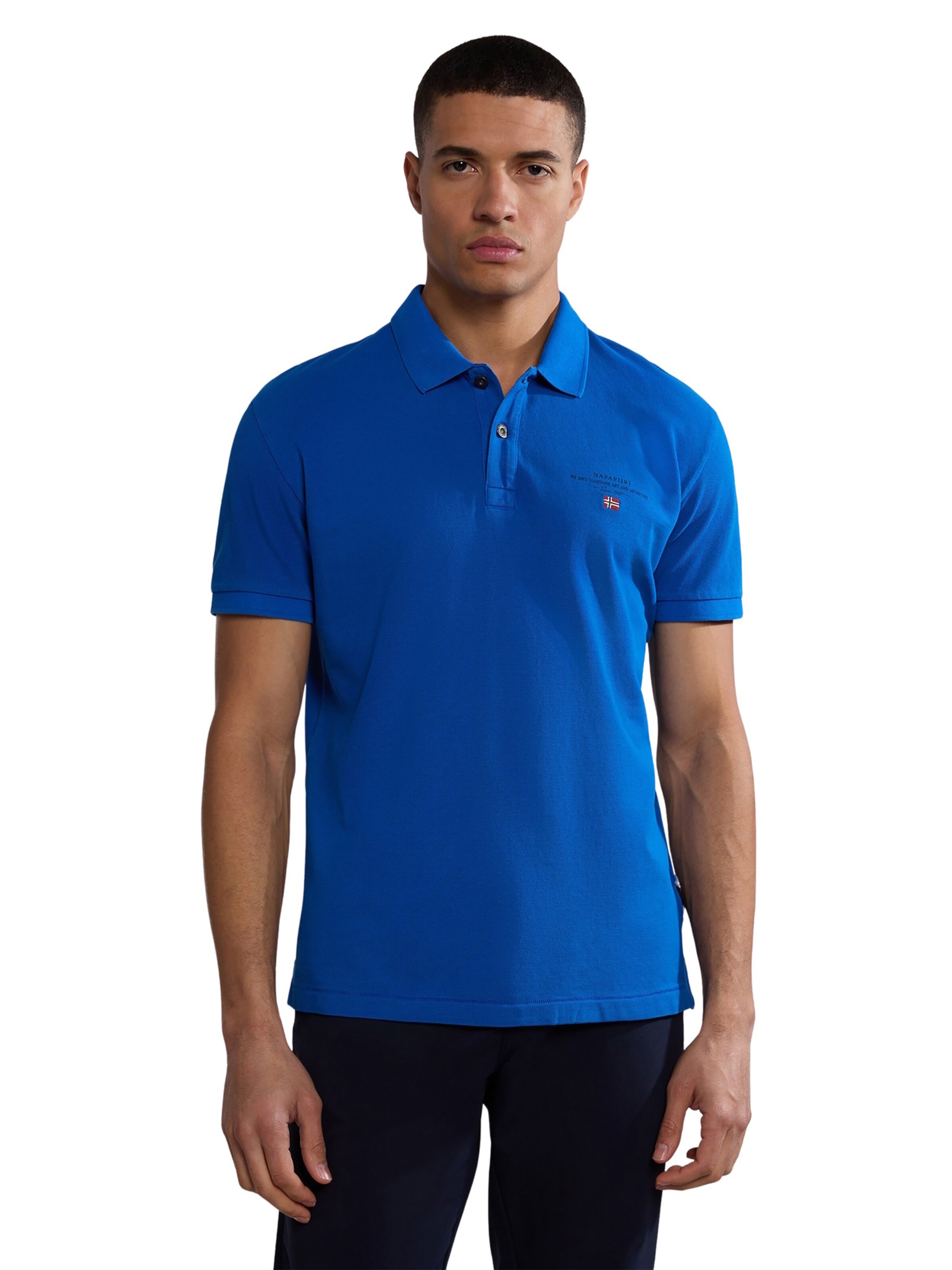 T-Shirt 'Elbas' NAPAPIJRI en bleu : devant