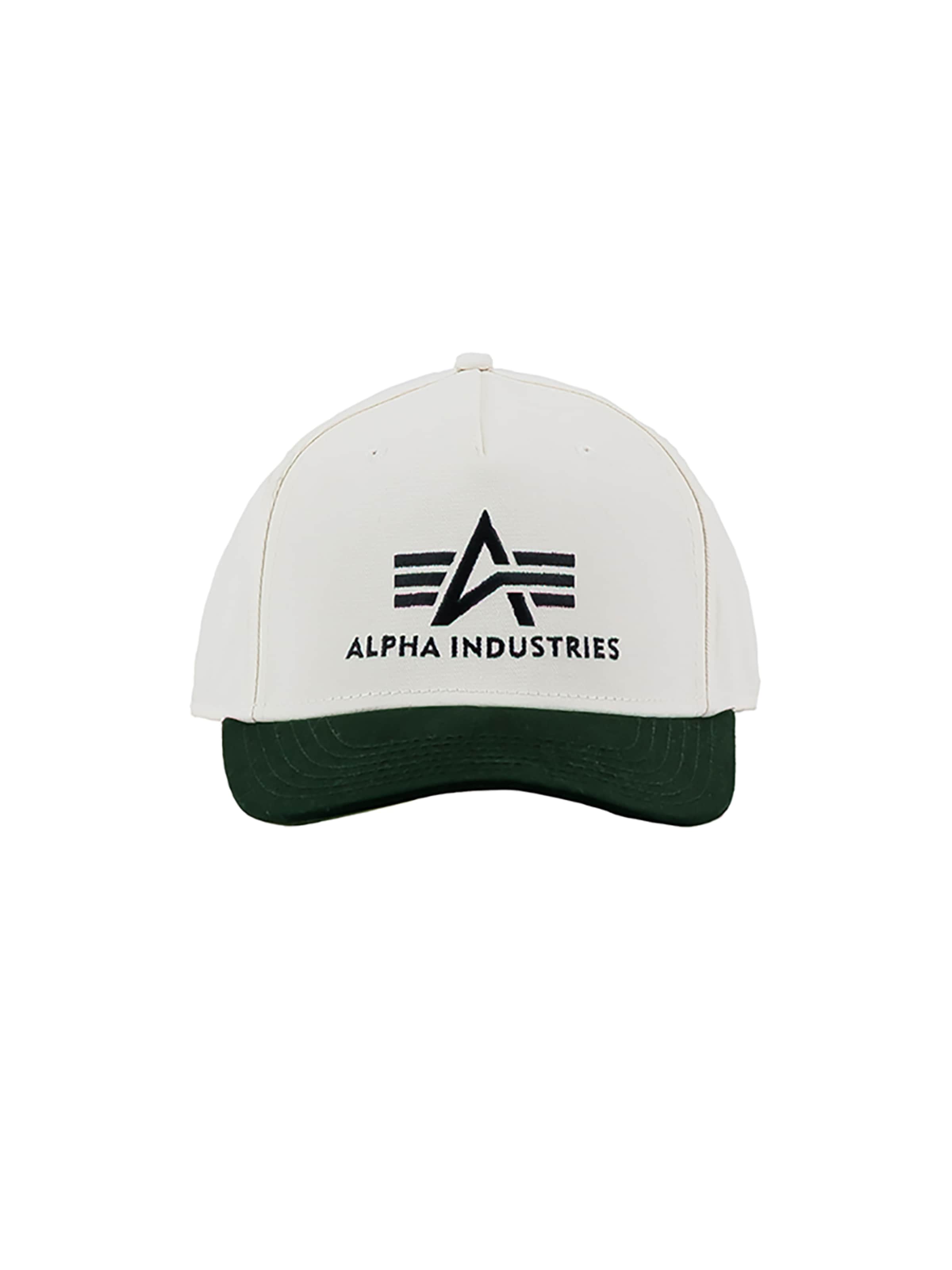ALPHA INDUSTRIES Cap 'Two Tone' in Beige: front