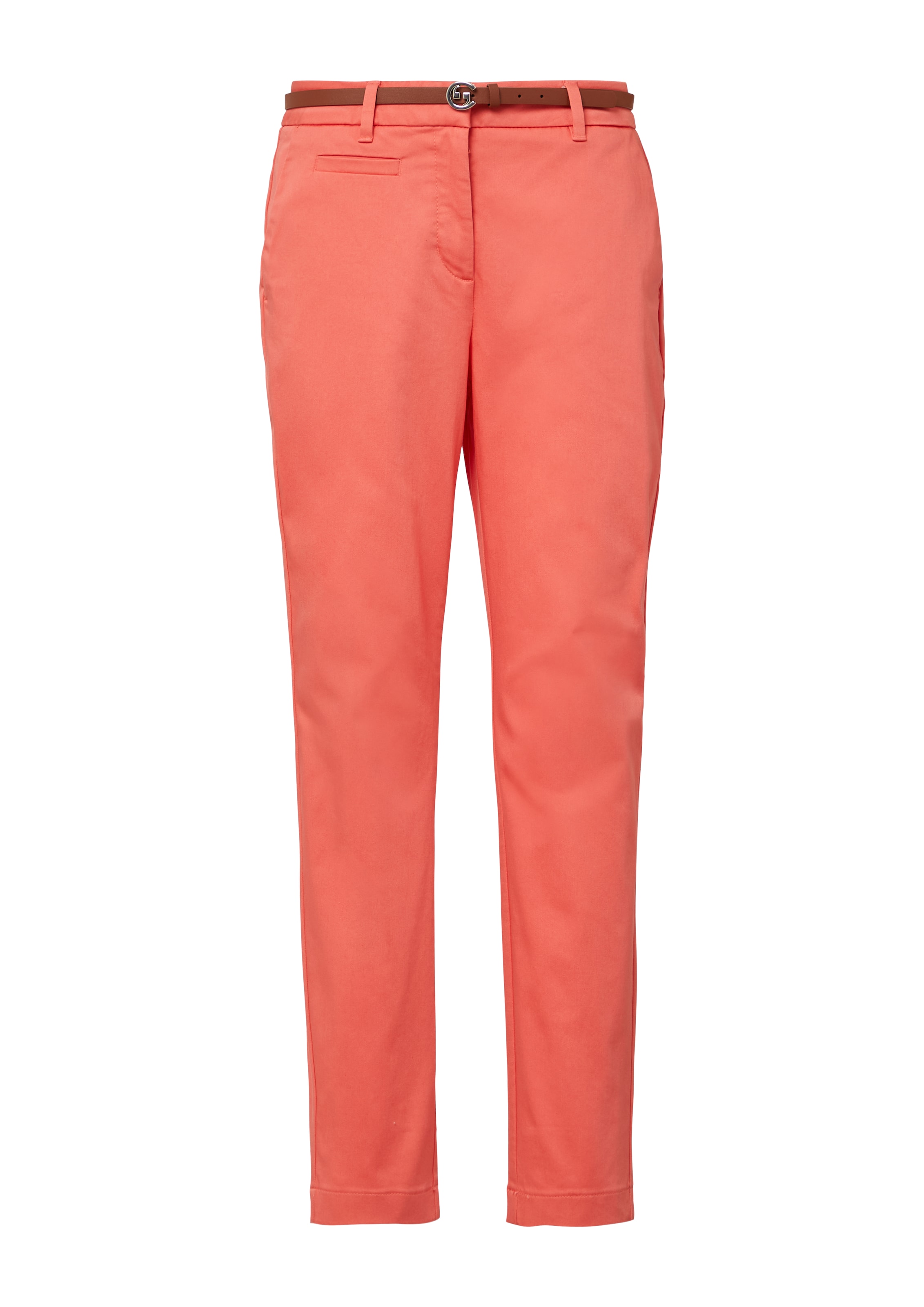 oranžs COMMA Pakapēniski sašaurināts piegriezums Čino bikses: no priekšpuses