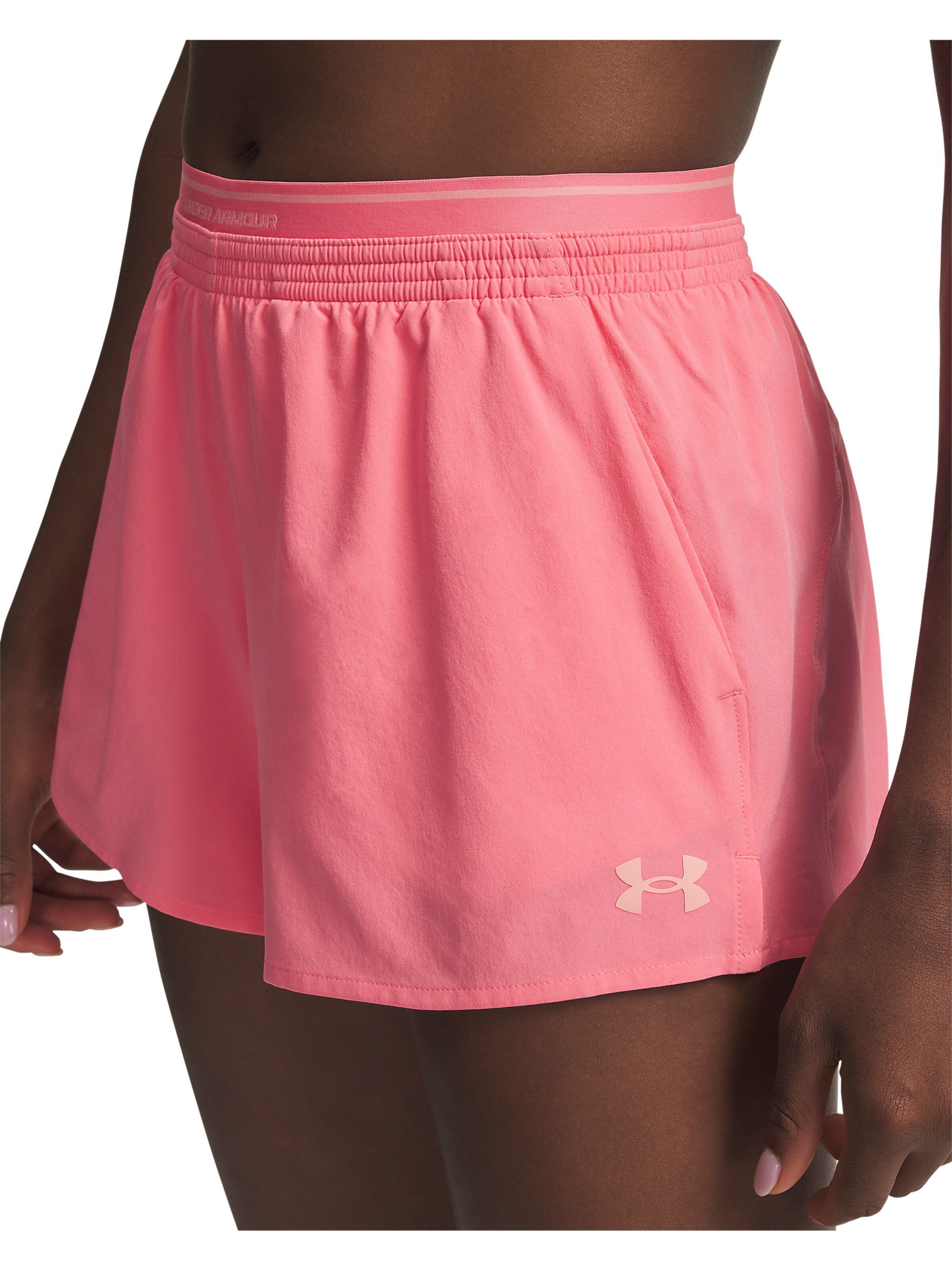 UNDER ARMOUR Regular Workout Pants in Pink