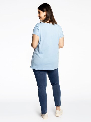 T-shirt Yoek en bleu