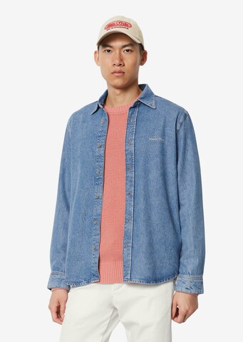 Marc O'Polo Regular fit Button Up Shirt in Blue: front