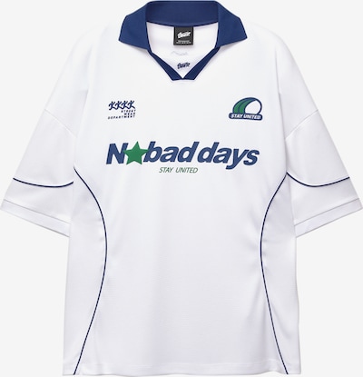 Pull&Bear Paita värissä tummansininen / vihreä / valkoinen, Tuotenäkymä