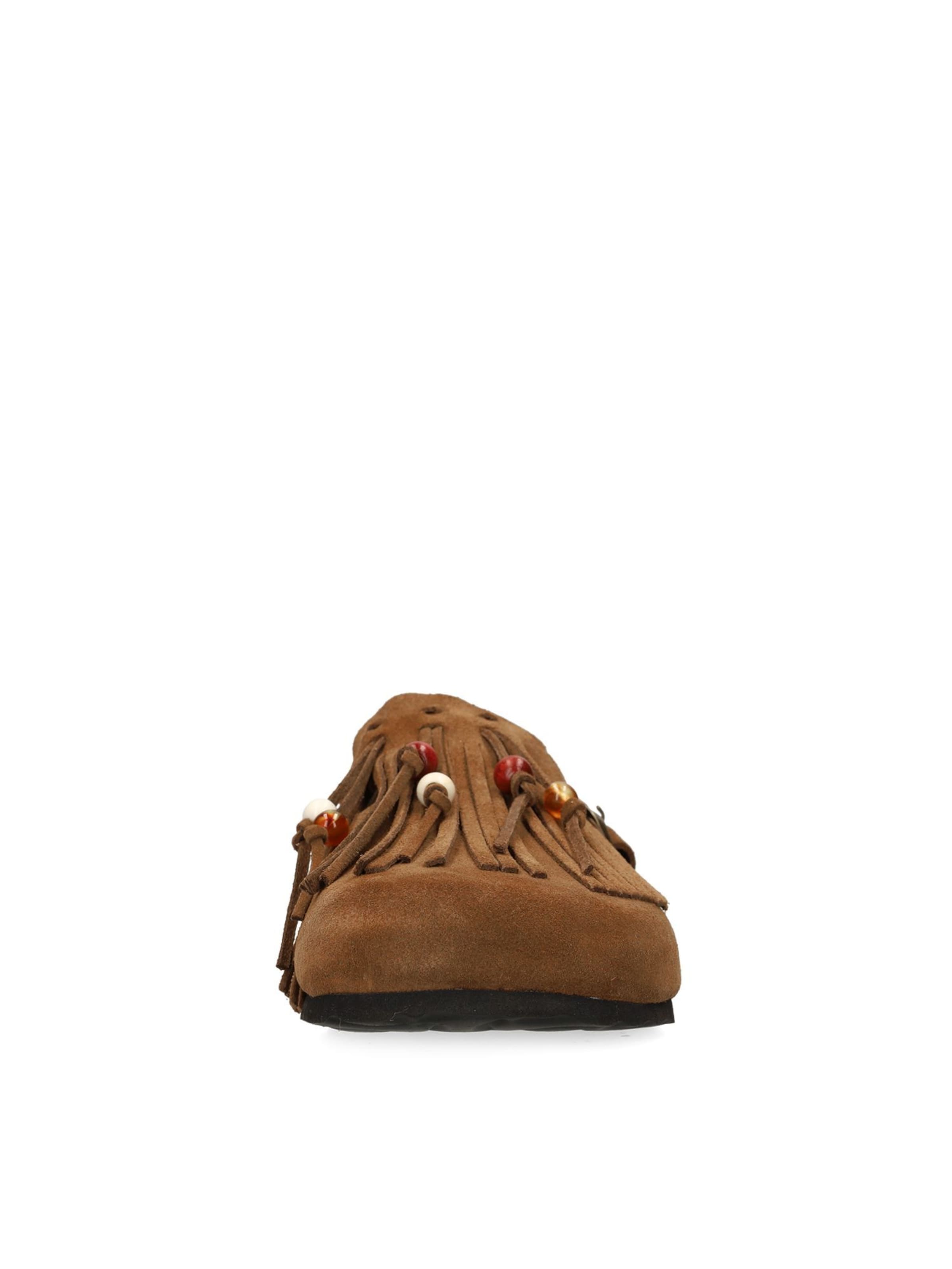 MANFIELD Pantolette in Braun