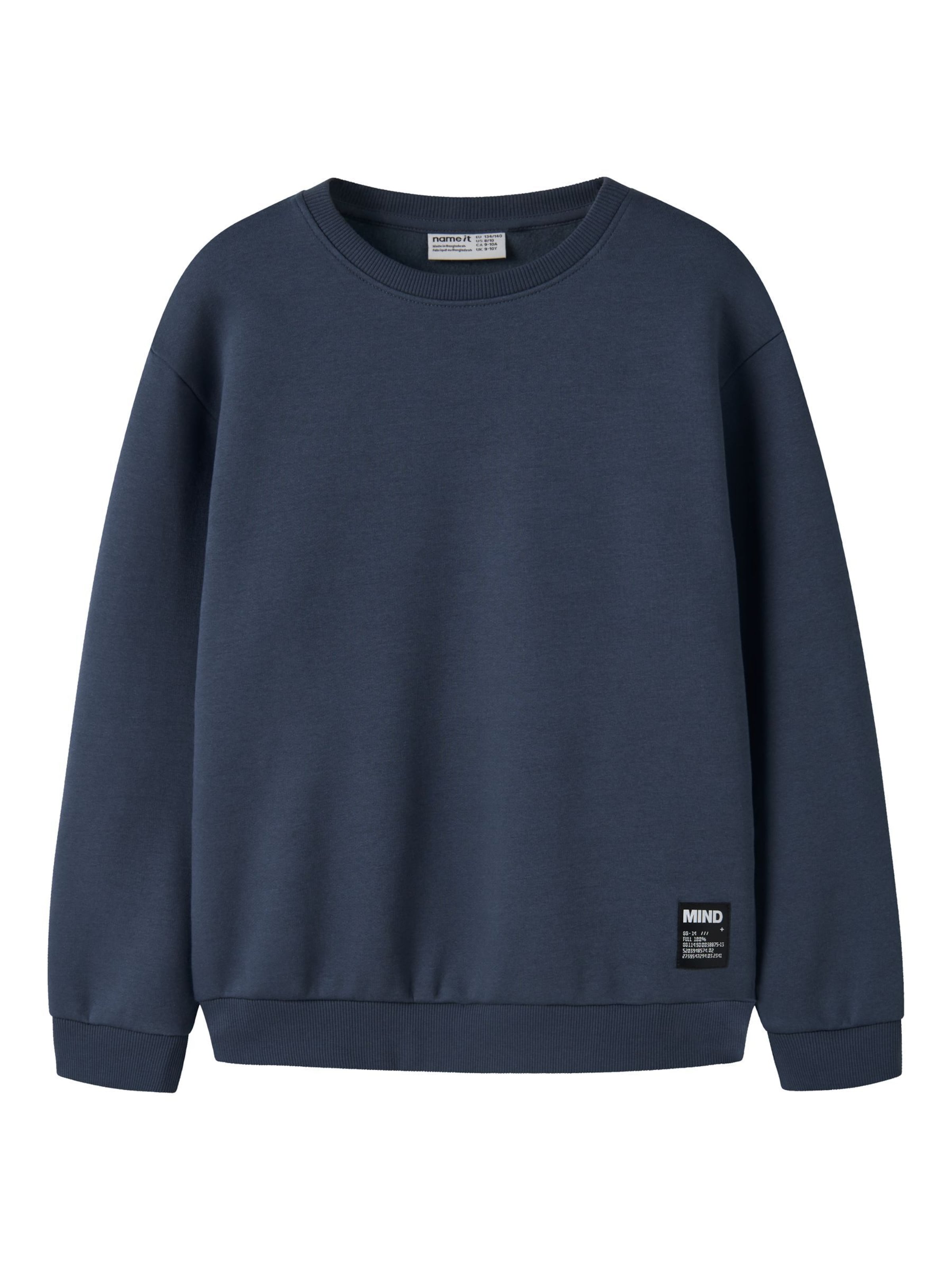 NAME IT - Sudadera en azul: frente