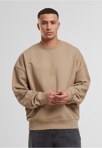 DEF Sweatshirt in Braun: Vorderseite