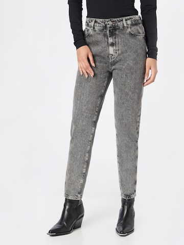 BOSS Orange Tapered Jeans in Grau: predná strana