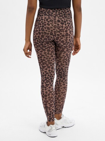 Marie Lund Skinny Leggings in Brown