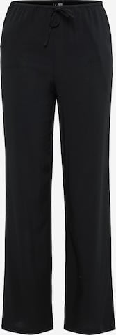 Vero Moda Tall Wide Leg Housut 'VMBERLIN' värissä musta: etupuoli