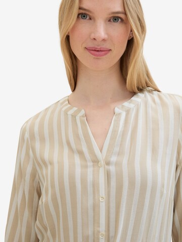 Abito camicia di TOM TAILOR in beige