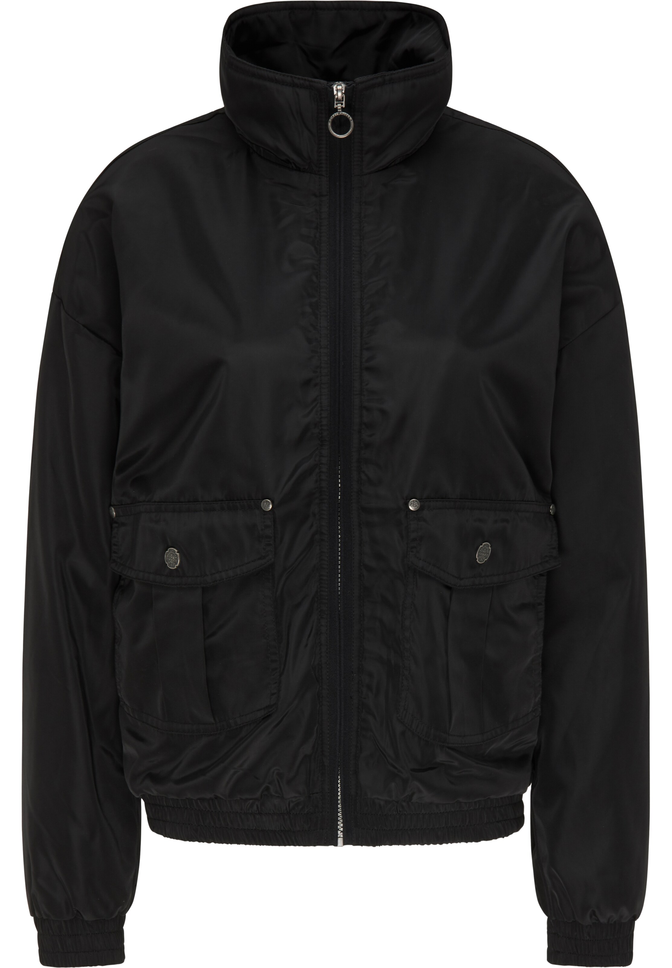 DreiMaster Vintage Jacke in Schwarz: Vorderseite