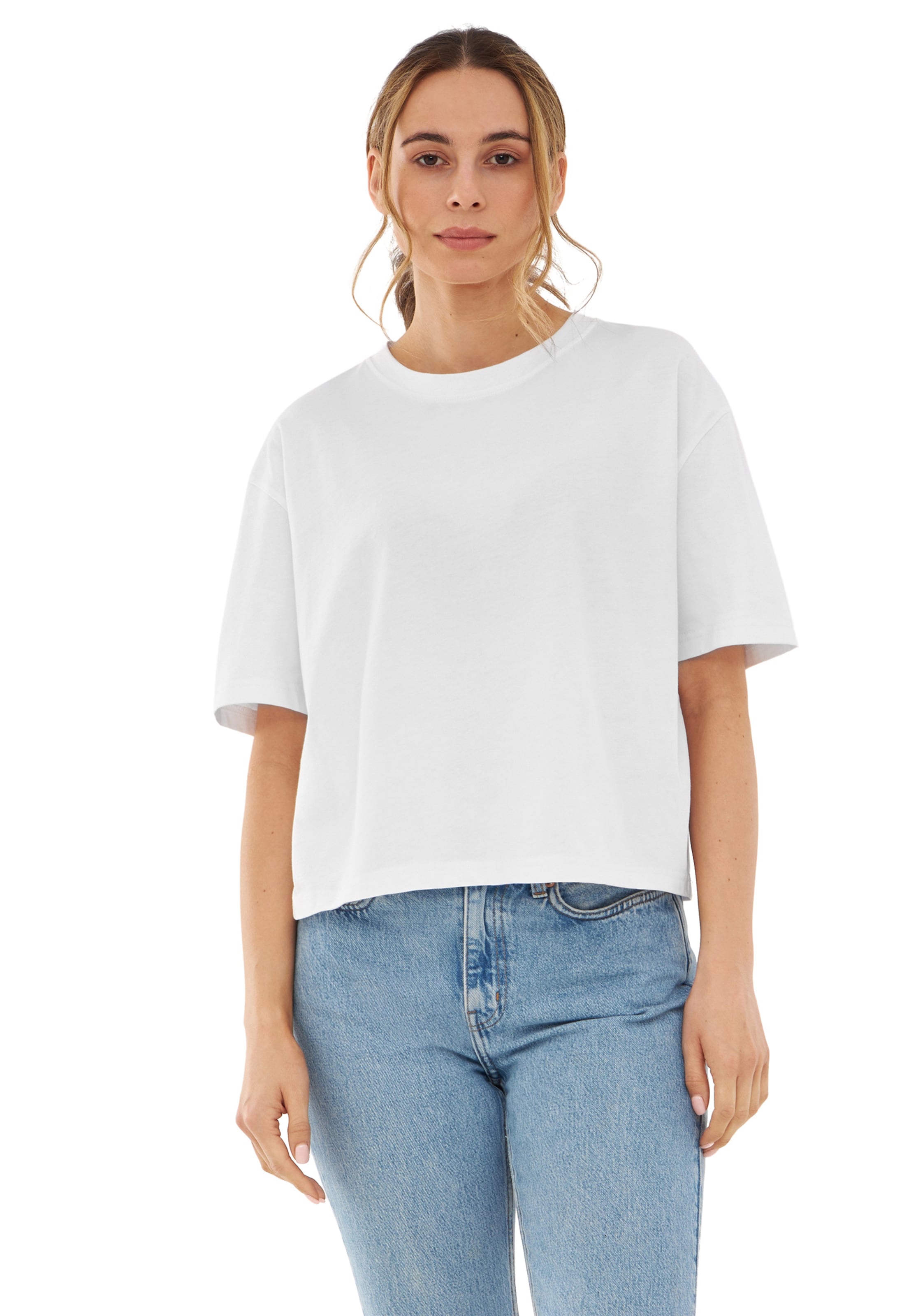 Johnny Urban Тениска 'Zoey' в бяло: отпред