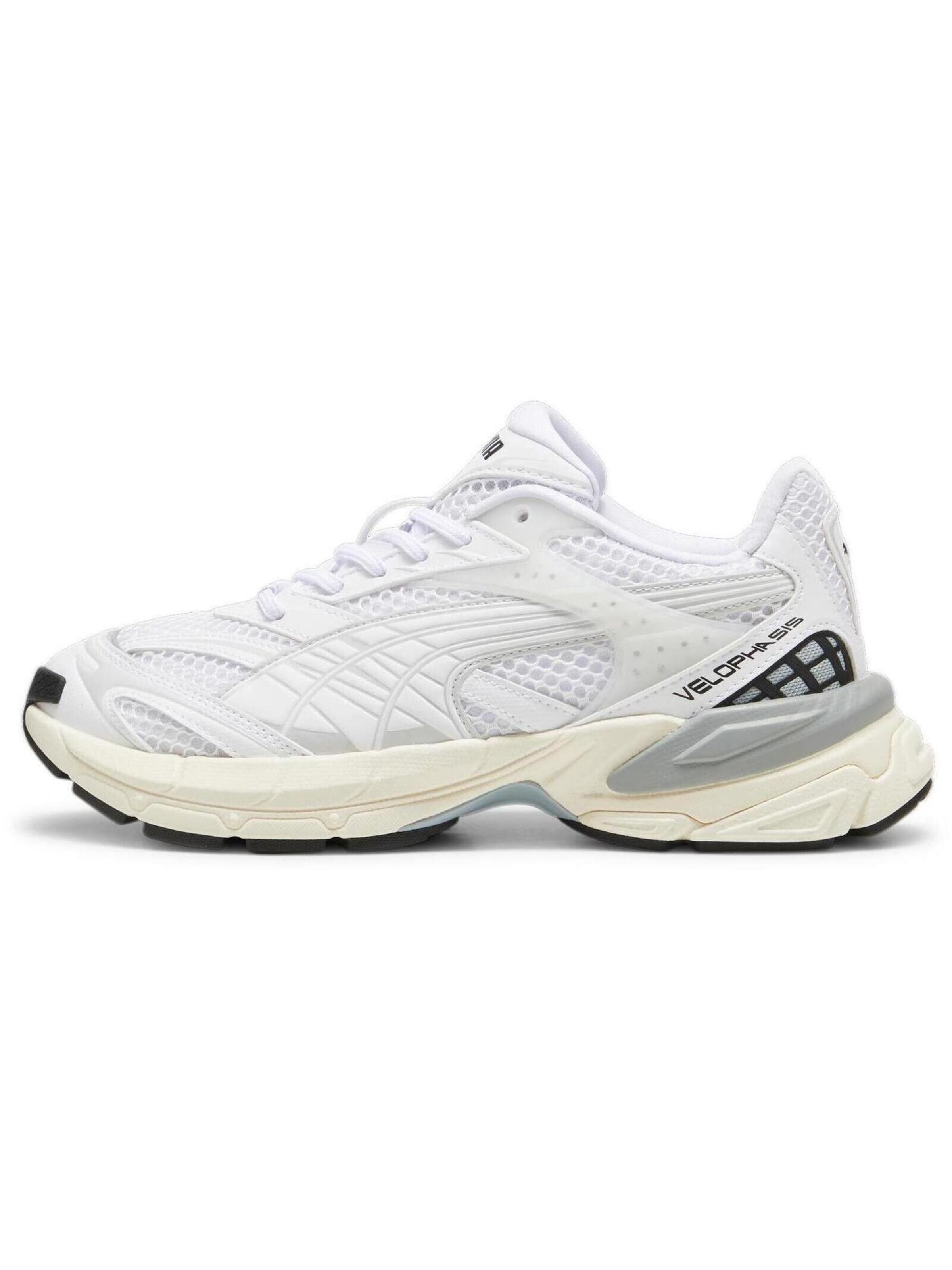 PUMA Athletic Shoes 'Velophasis Cool Dark' in White: front