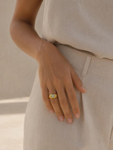 ETNÉE Ring 'Cala Azzurra' in Goud