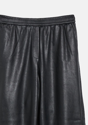 Wide Leg Pantalon s.Oliver en noir : devant